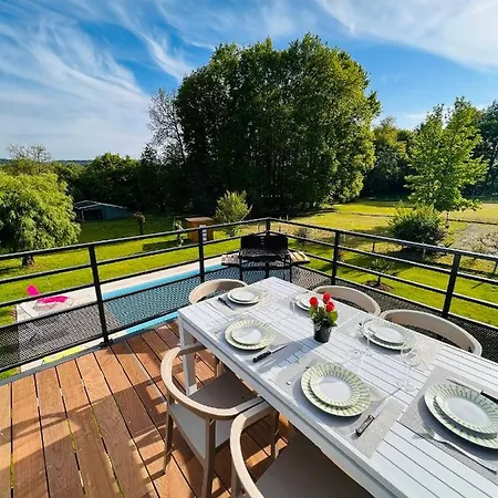 Les Mazades A 10 Min De Perigueux Avec Piscine Chauffee, Meuble De Tourisme Classe 3 Etoiles Holiday home Annesse-et-Beaulieu