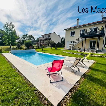 Les Mazades A 10 Min De Perigueux Avec Piscine Chauffee, Meuble De Tourisme Classe 3 Etoiles *