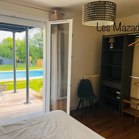 Les Mazades A 10 Min De Perigueux Avec Piscine Chauffee, Meuble De Tourisme Classe 3 Etoiles Holiday home Annesse-et-Beaulieu