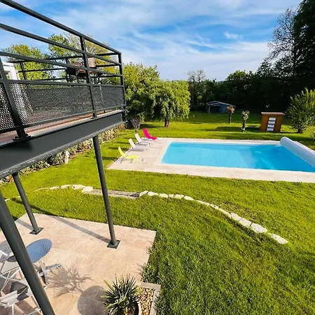 Semesterbostad Les Mazades A 10 Min De Perigueux Avec Piscine Chauffee, Meuble De Tourisme Classe 3 Etoiles Annesse-et-Beaulieu